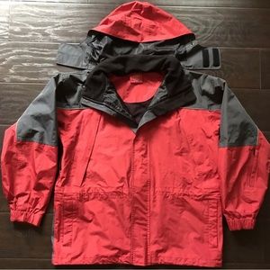 Windbreaker/Rain Jacket Size Men’s Water/Wind Resistant Hoodie Zipper/Pockets M